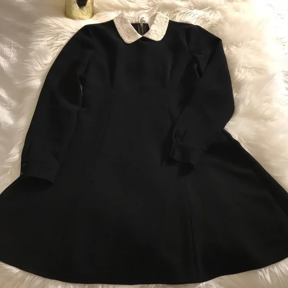 Kate spade sequin collar crepe dreSs - Picture 9 of 12